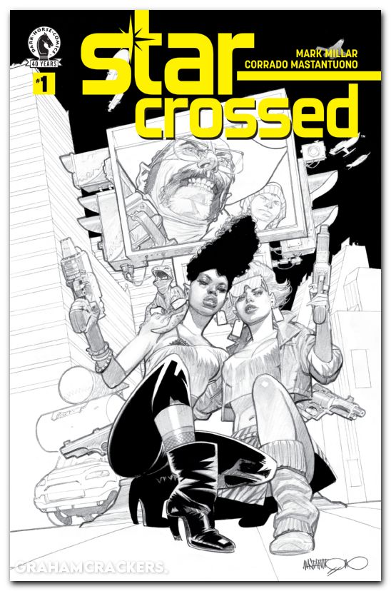 Star Crossed #1 (2026) cover b mastantuono b&w variant