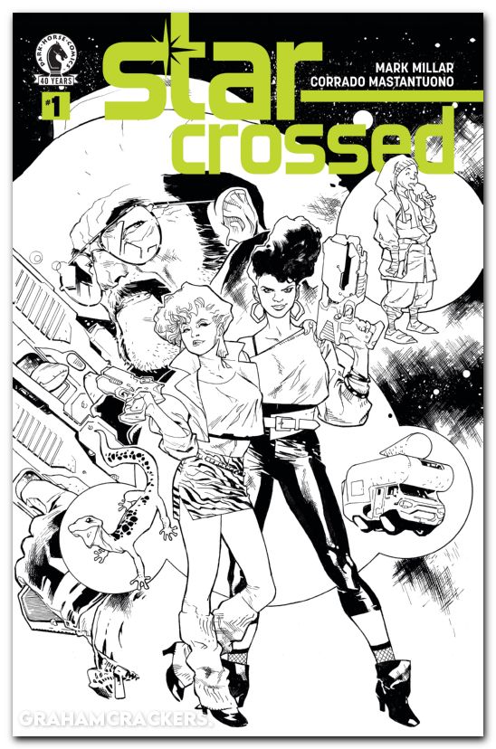 Star Crossed #1 (2026) cover d immonen b&w variant