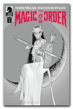 Magic Order 5 #5 (2024) cover b buffagni b&w variant