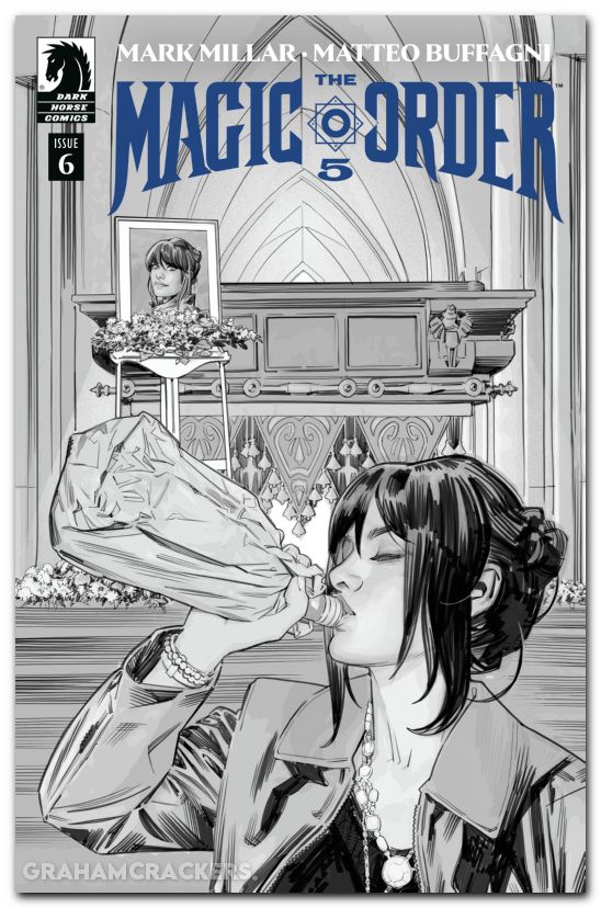 Magic Order 5 #6 (2024) cover b buffagni b&w variant
