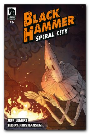 Black Hammer Spiral City #6 (2024) cover b yarsky variant