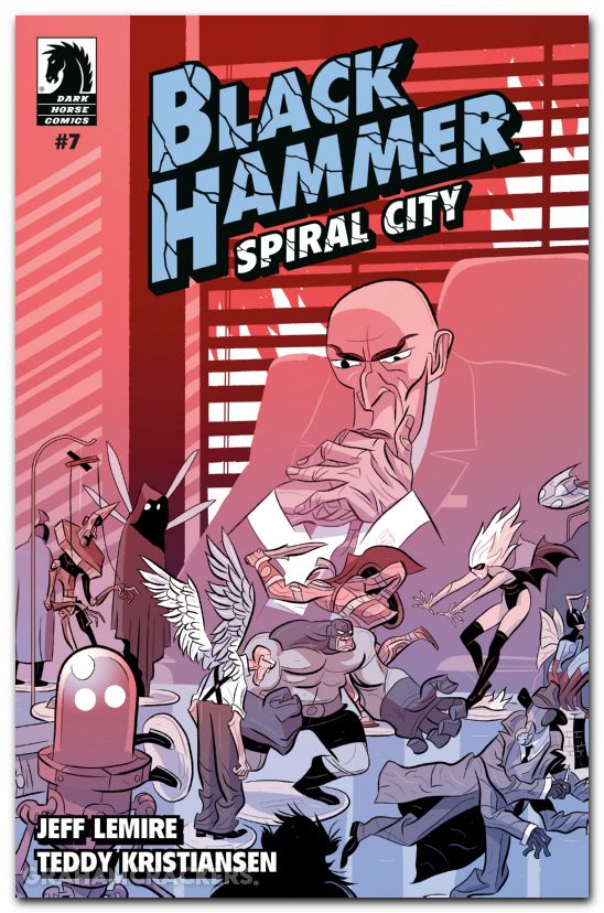 Black Hammer Spiral City #7 (2024) cover b solheim variant