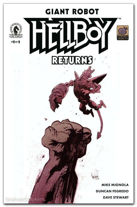 Giant Robot Hellboy Returns #2 (2026) cover b harren variant