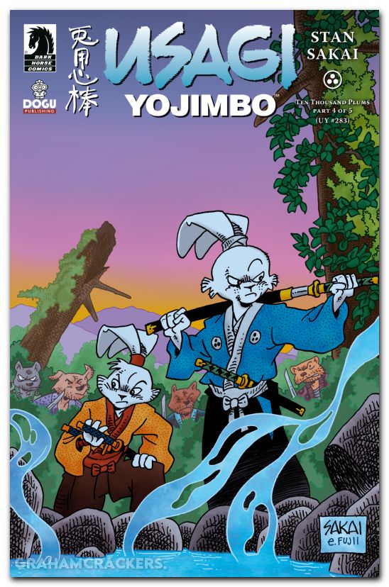 Usagi Yojimbo Ten Thousand Plums #4 (2025) cover a