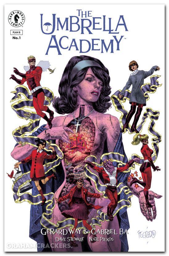 Umbrella Academy Plan B #1 (2025) cover e fegredo variant