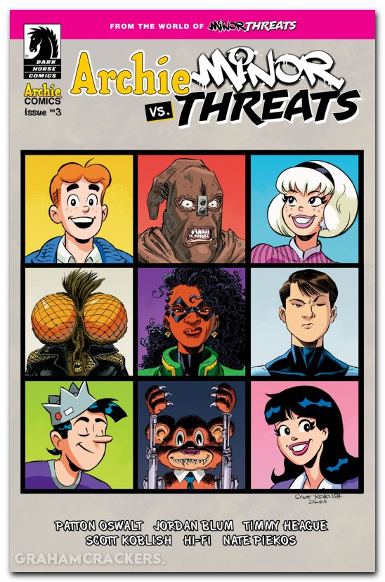 Archie Vs Minor Threats #3 cover b koblish variant