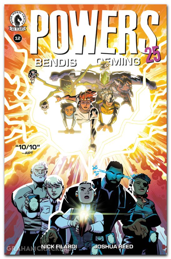 Powers 25 #12 (2025) cover a