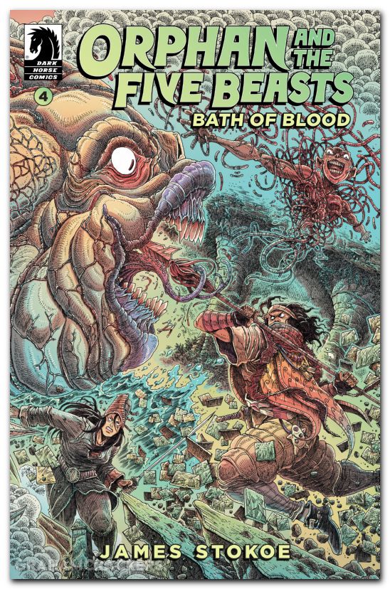 Orphan And The Five Beasts Bath Of Blood #4 (2025) cover a