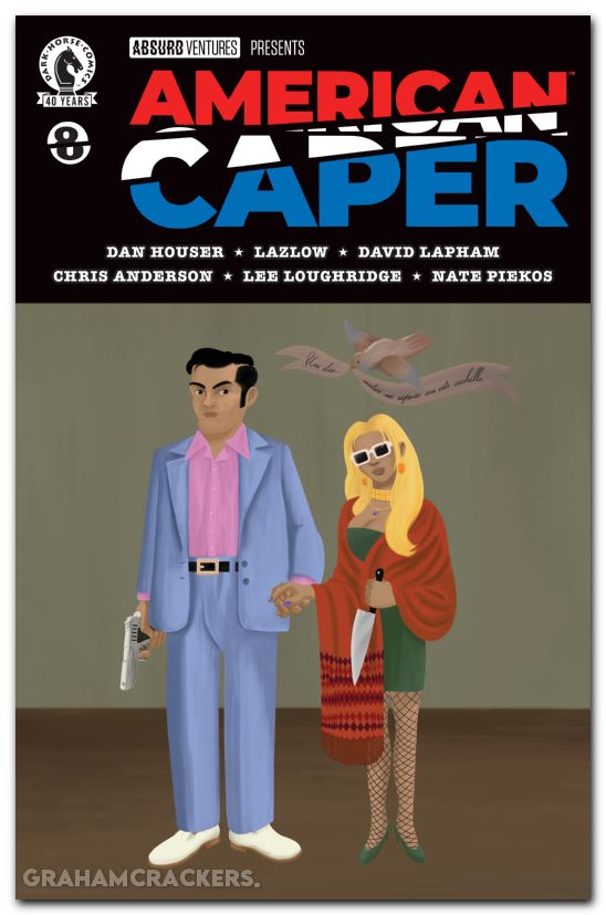 American Caper #8 (2025) cover a
