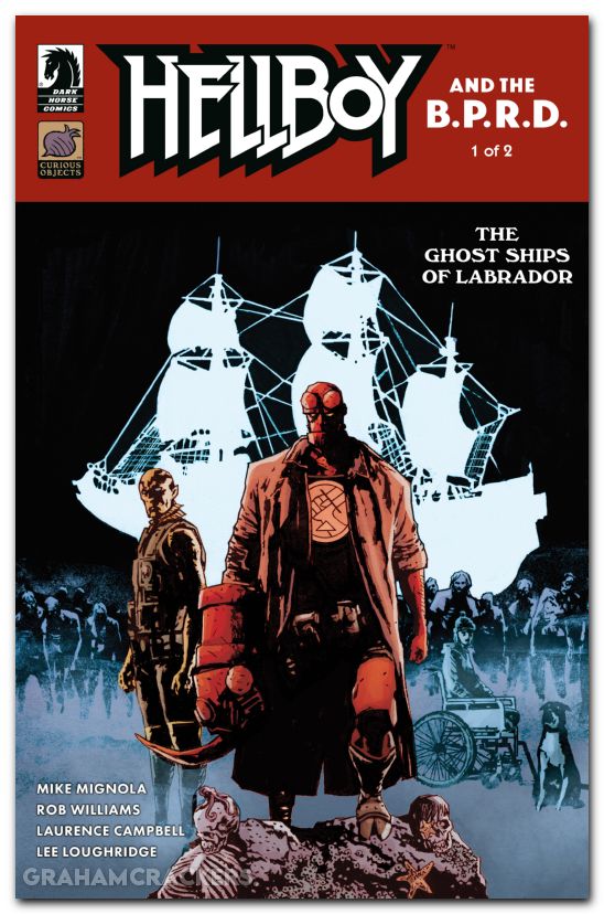 Hellboy And The BPRD The Ghost Ships Of Labrador #1 (2025) cover a