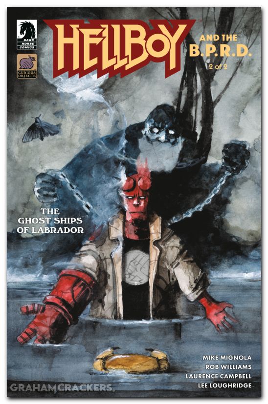 Hellboy And The BPRD The Ghost Ships Of Labrador #2 (2025) cover b serra variant