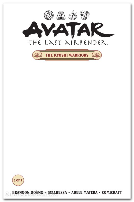 Avatar The Last Airbender The Kyoshi Warriors #1 (2026) cover b blank variant