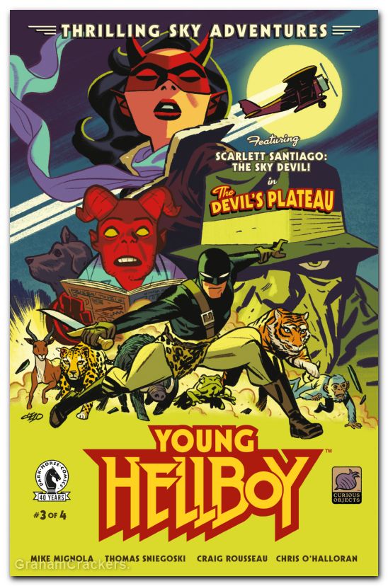 Young Hellboy Thrilling Sky Adventures #3 (2026) cover b cho variant