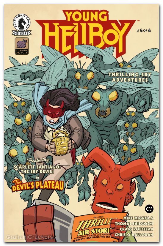Young Hellboy Thrilling Sky Adventures #4 (2026) cover a