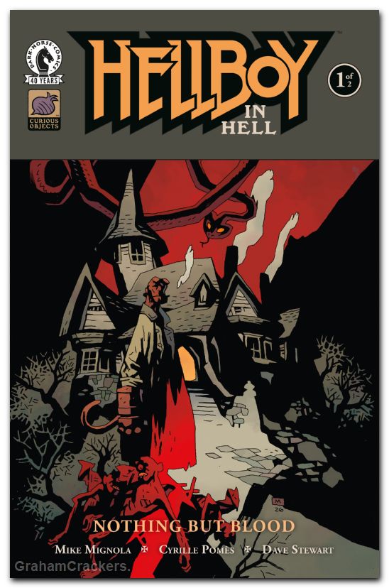 Hellboy In Hell Nothing But Blood #1 (2026) cover b mignola variant