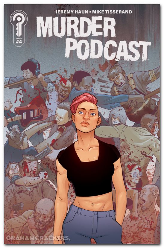 Murder Podcast #4 (2025) cover b tisserand connecting variant
