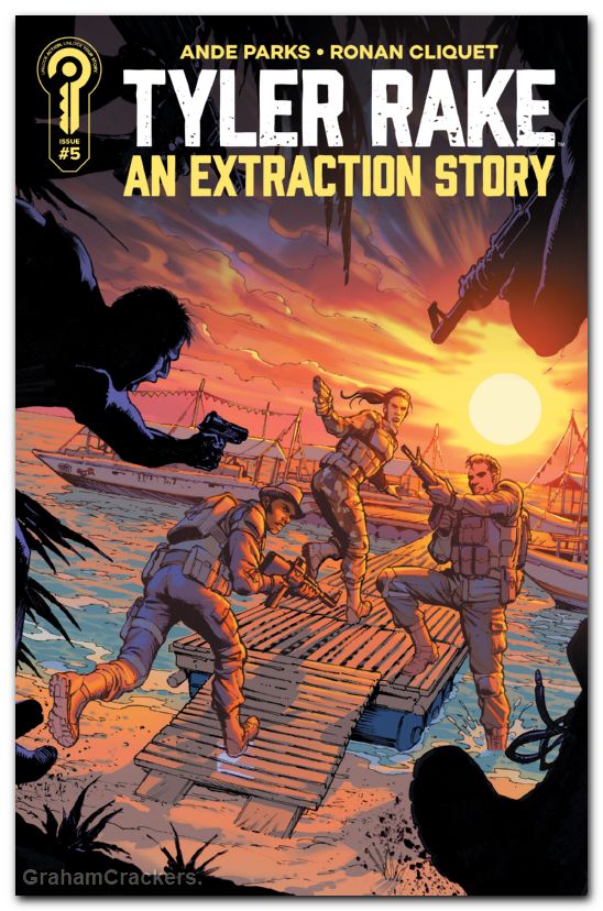 Tyler Rake An Extraction Story #5 (2026) cover b santucci variant