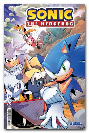Sonic The Hedgehog #76 (2018) cover a