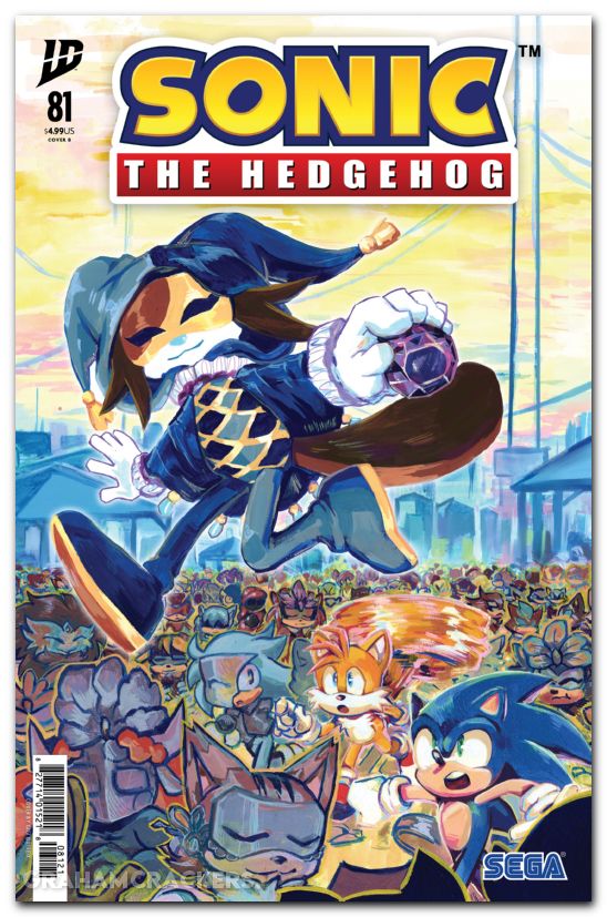 Sonic The Hedgehog #81 (2018) cover b dutreix variant
