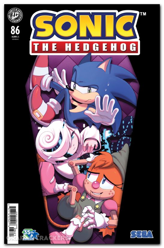 Sonic The Hedgehog #86 (2018) cover b waschk variant
