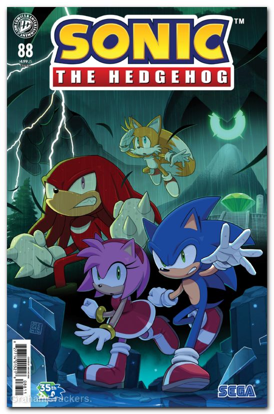 Sonic The Hedgehog #88 (2018) cover a