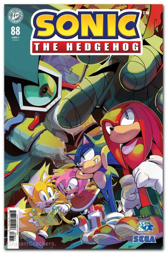 Sonic The Hedgehog #88 (2018) cover b richards variant