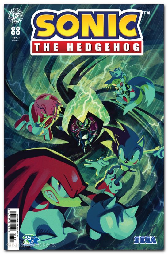 Sonic The Hedgehog #88 (2018) cover c fourdraine variant
