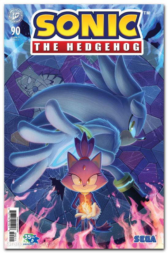 Sonic The Hedgehog #90 (2018) cover a