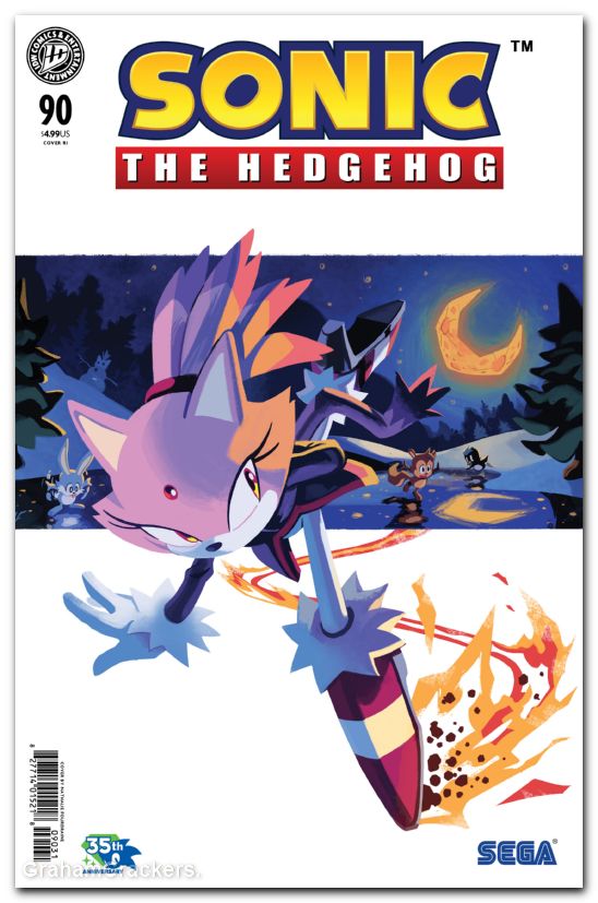 Sonic The Hedgehog #90 (2018) cover c fourdraine variant