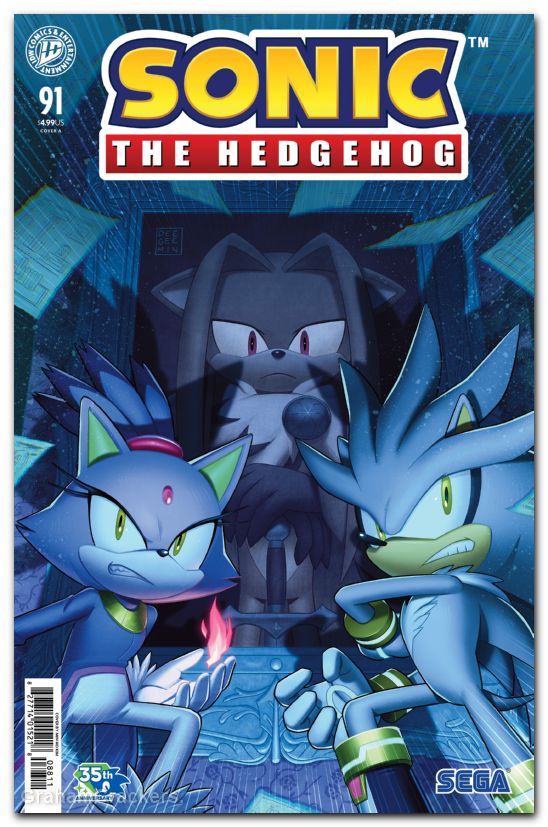 Sonic The Hedgehog #91 (2018) cover a