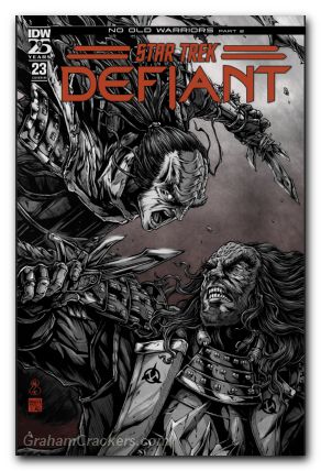 Star Trek Defiant #23 cover c okazaki variant