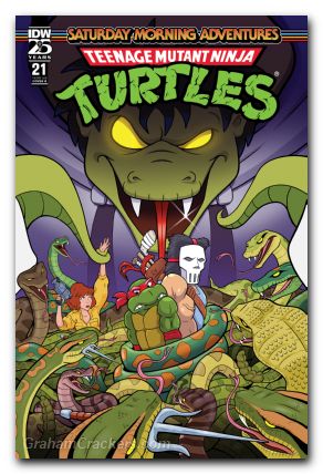 Teenage Mutant Ninja Turtles Saturday Morning Adventures #21 (2023) cover b pearce variant