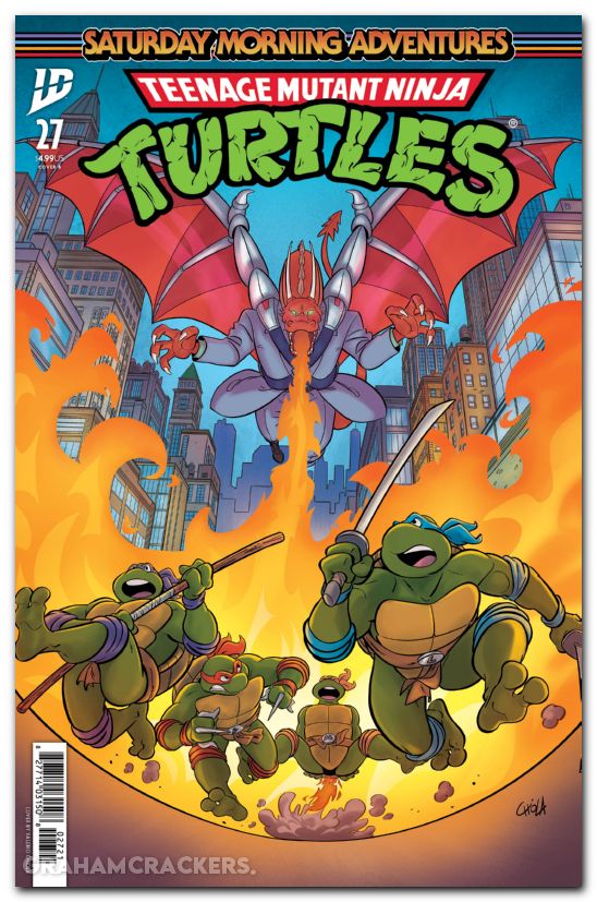 Teenage Mutant Ninja Turtles Saturday Morning Adventures #27 (2023) cover b chiola variant