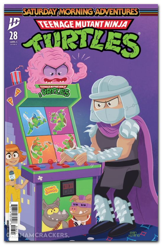 Teenage Mutant Ninja Turtles Saturday Morning Adventures #28 (2023) cover b hunting variant