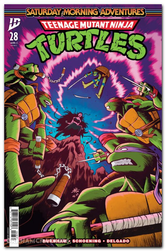 Teenage Mutant Ninja Turtles Saturday Morning Adventures #28 (2023) cover c variant