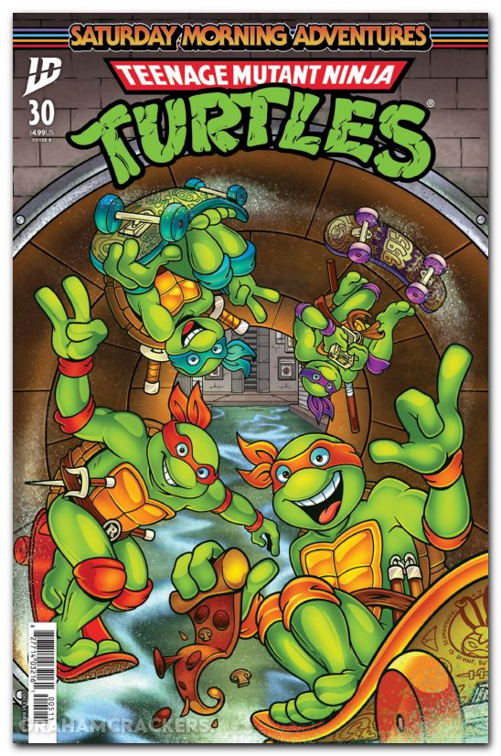 Teenage Mutant Ninja Turtles Saturday Morning Adventures #30 (2023) cover b mack variant