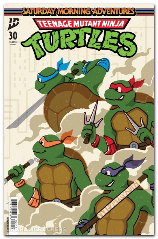Teenage Mutant Ninja Turtles Saturday Morning Adventures #30 (2023) cover c acorviart variant