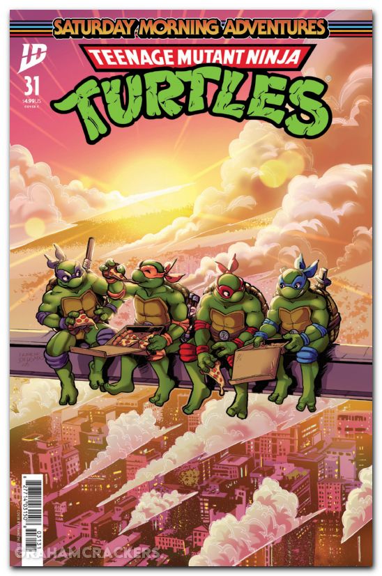Teenage Mutant Ninja Turtles Saturday Morning Adventures #31 (2023) cover c delgado variant