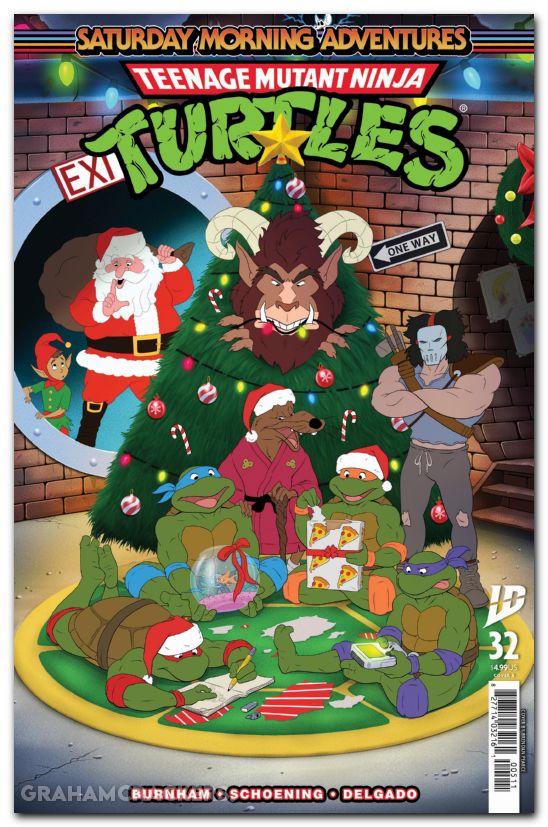 Teenage Mutant Ninja Turtles Saturday Morning Adventures #32 (2023) cover b pearce variant