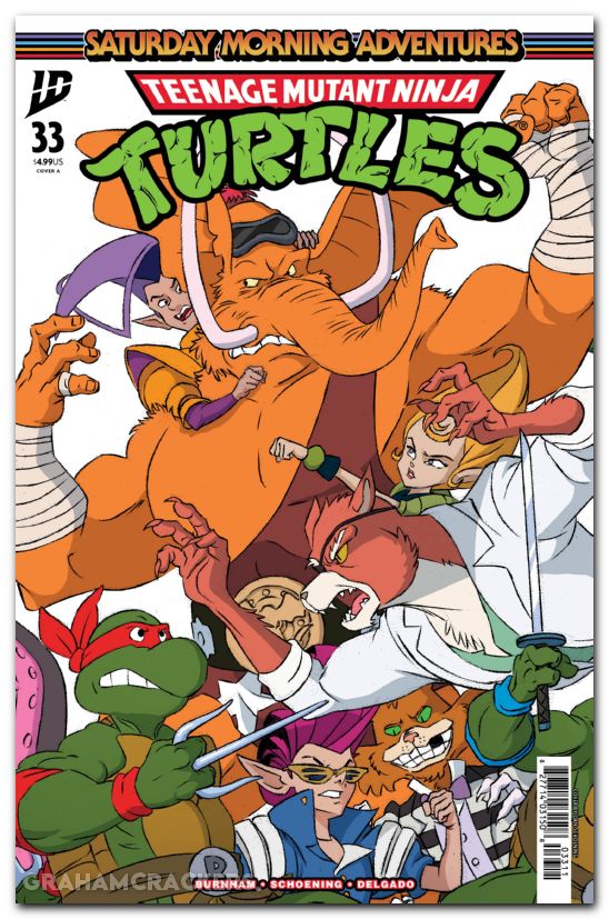 Teenage Mutant Ninja Turtles Saturday Morning Adventures #33 (2023) cover a