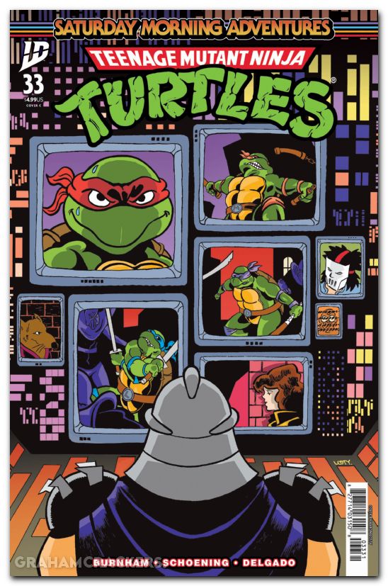 Teenage Mutant Ninja Turtles Saturday Morning Adventures #33 (2023) cover c losty variant