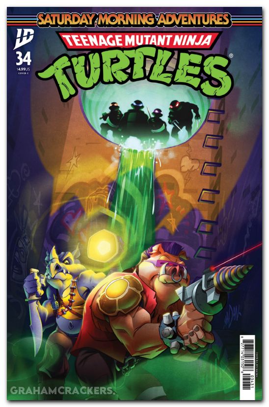 Teenage Mutant Ninja Turtles Saturday Morning Adventures #34 (2023) cover c madan variant