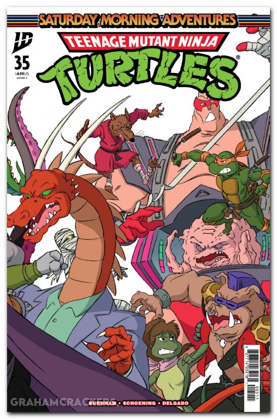 Teenage Mutant Ninja Turtles Saturday Morning Adventures #35 (2023) cover a