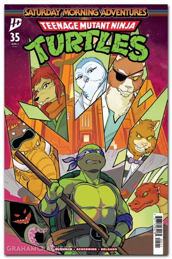 Teenage Mutant Ninja Turtles Saturday Morning Adventures #35 (2023) cover c liao variant