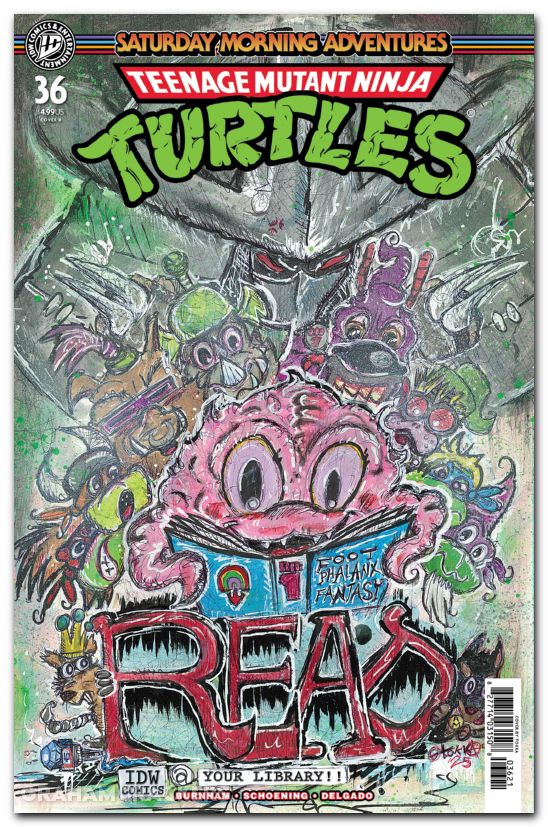 Teenage Mutant Ninja Turtles Saturday Morning Adventures #36 (2023) cover b tokka variant