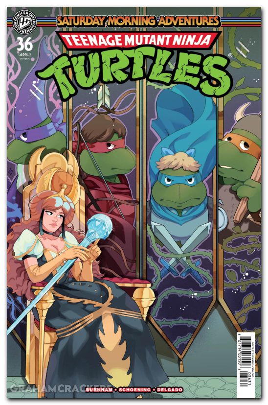Teenage Mutant Ninja Turtles Saturday Morning Adventures #36 (2023) cover c camacho variant