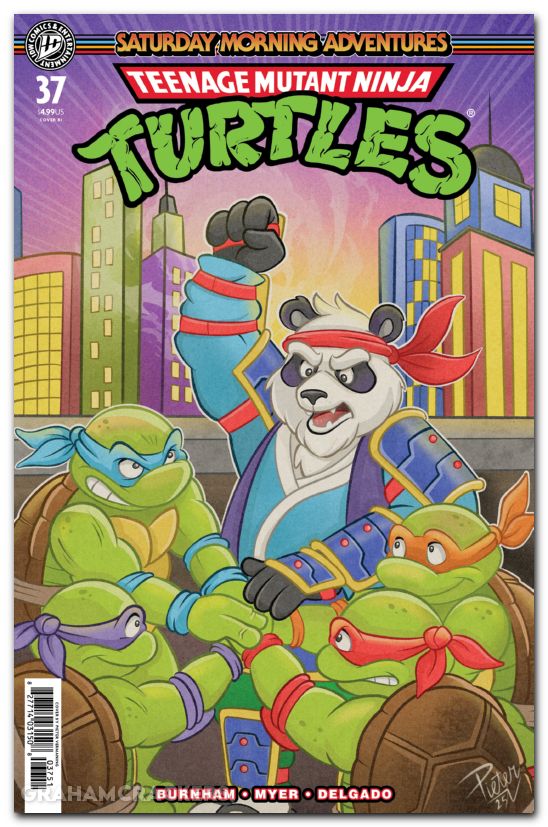 Teenage Mutant Ninja Turtles Saturday Morning Adventures #37 (2023) cover e vermaning variant