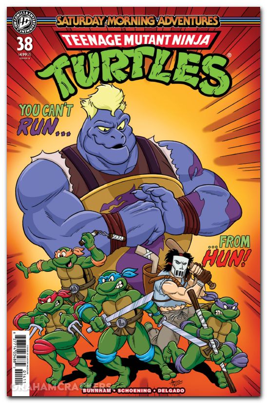Teenage Mutant Ninja Turtles Saturday Morning Adventures #38 (2023) cover b hazouri variant
