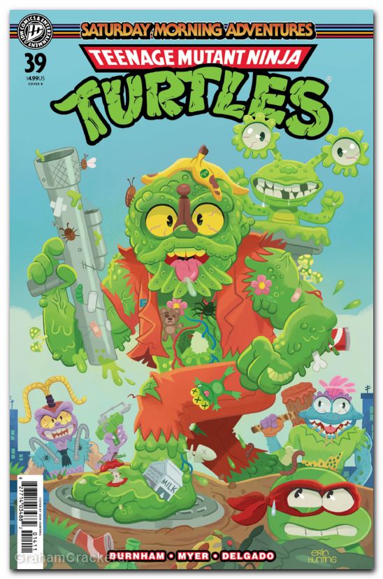 Teenage Mutant Ninja Turtles Saturday Morning Adventures #39 (2023) cover b hunting variant