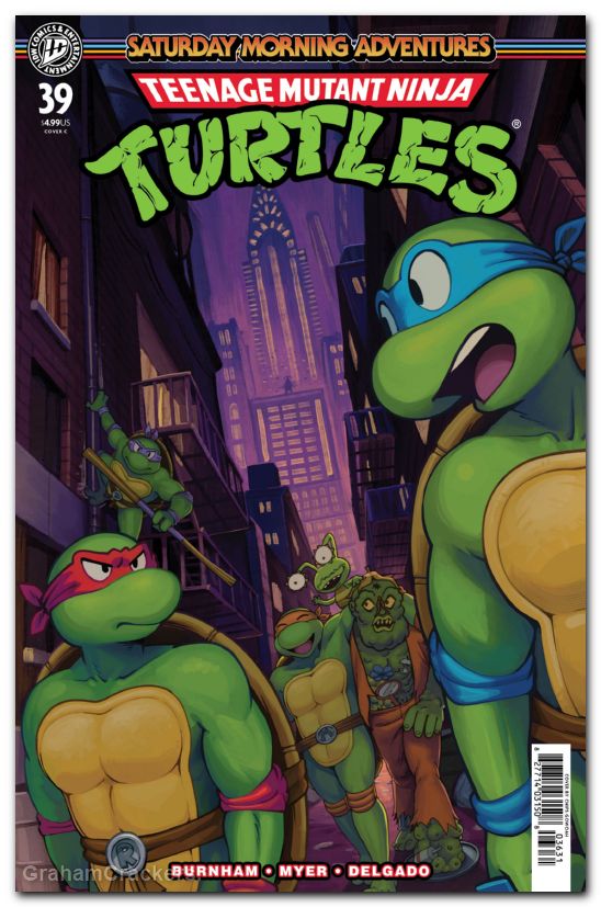 Teenage Mutant Ninja Turtles Saturday Morning Adventures #39 (2023) cover c gowoah variant